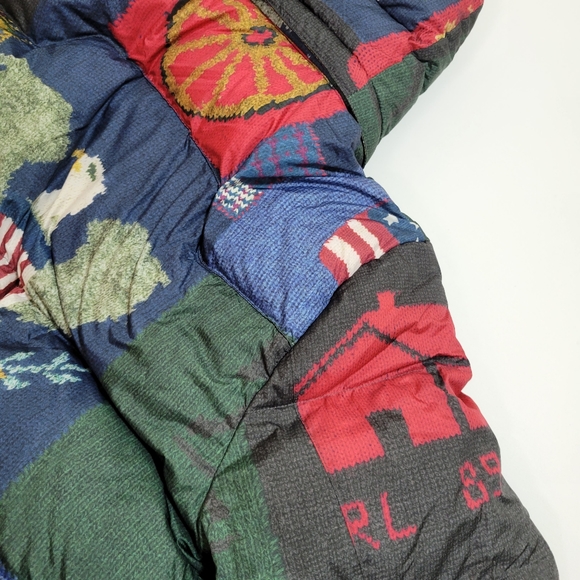 Polo ralph lauren men puffer jacket American flag NWT - Picture 10 of 11